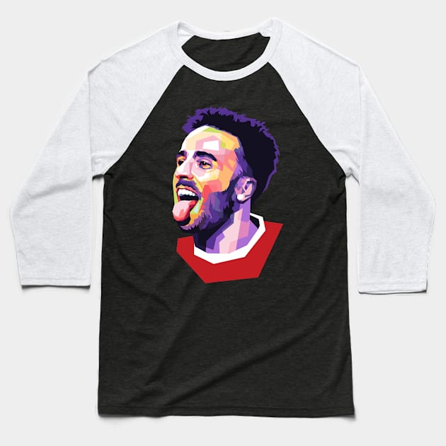 diogo jota pop art Baseball T-Shirt by Danwpap2